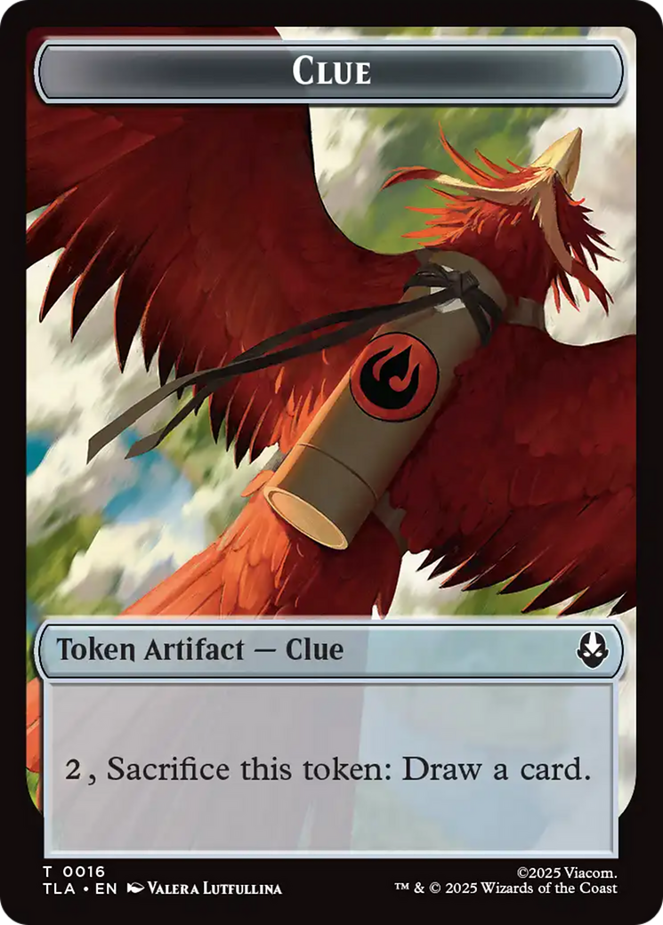 Copy (0001) // Clue (0016) Double-Sided Token [Avatar: The Last Airbender Tokens] | Cracking-Singles
