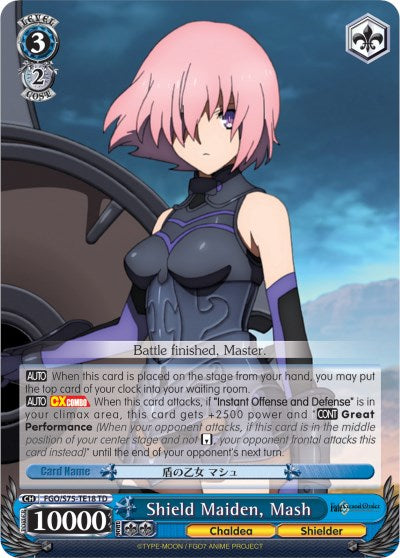 Shield Maiden, Mash (FGO/S75-TE18 TD) [Fate/Grand Order Absolute Demonic Front: Babylonia] | Cracking-Singles