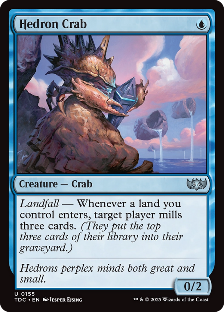 Hedron Crab [Tarkir: Dragonstorm Commander] | Cracking-Singles