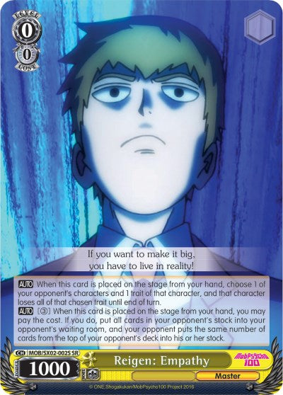 Reigen: Empathy (MOB/SX02-002S SR) [Mob Psycho 100] | Cracking-Singles