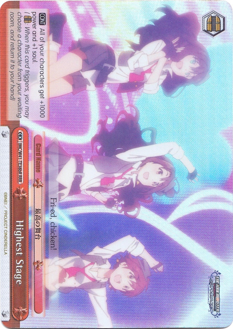 Highest Stage (IMC/W41-TE38bR RRR) (Red) [The iDOLM@STER Cinderella Girls] | Cracking-Singles