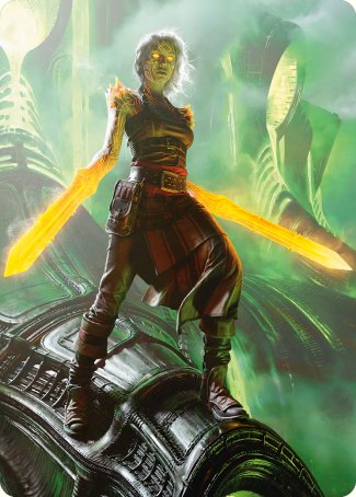 Nahiri, the Unforgiving Art Card [Phyrexia: All Will Be One Art Series] | Cracking-Singles