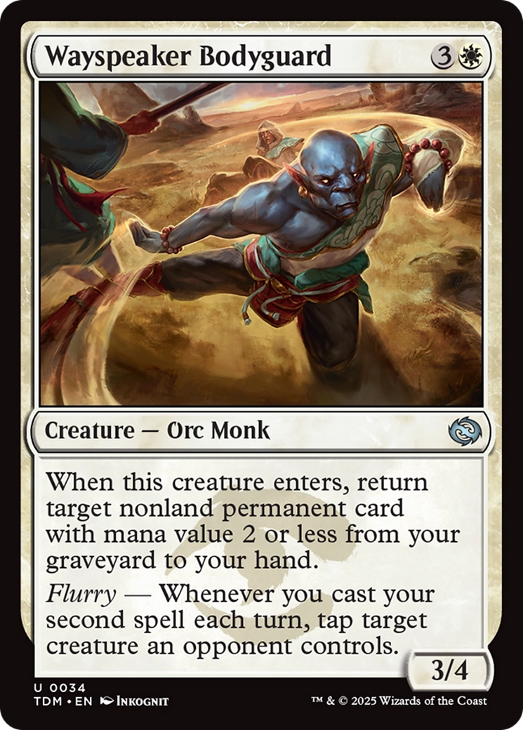 Wayspeaker Bodyguard [Tarkir: Dragonstorm] | Cracking-Singles