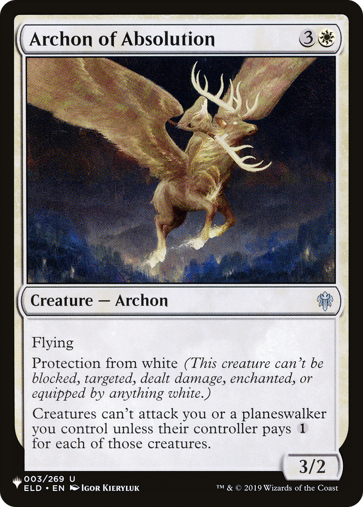 Archon of Absolution [The List] | Cracking-Singles
