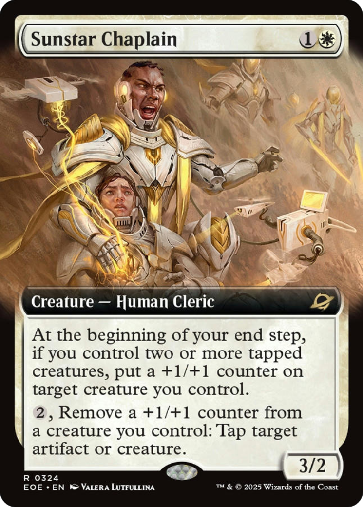 Sunstar Chaplain (Extended Art) [Edge of Eternities] | Cracking-Singles