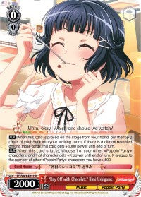 "Day Off with Chocolate" Rimi Ushigome (BD/W63-E052 R) [BanG Dream! Girls Band Party! Vol.2] | Cracking-Singles