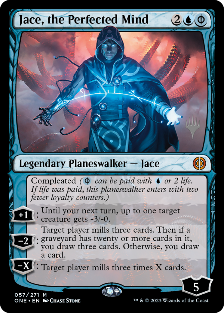 Jace, the Perfected Mind (Promo Pack) [Phyrexia: All Will Be One Promos] | Cracking-Singles