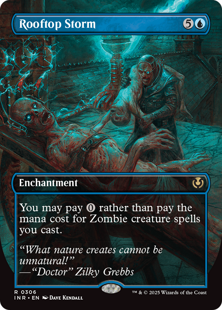 Rooftop Storm (Borderless) [Innistrad Remastered] | Cracking-Singles