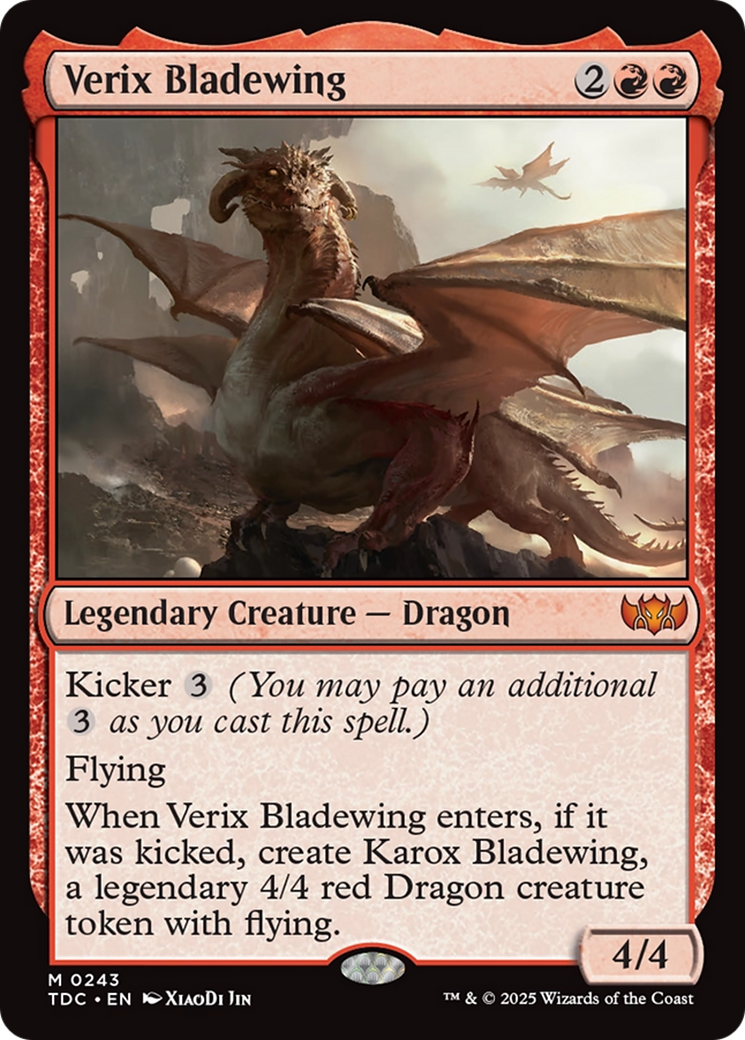Verix Bladewing [Tarkir: Dragonstorm Commander] | Cracking-Singles