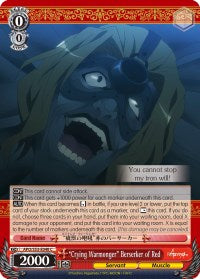 Crying Warmonger" Berserker of Red (APO/S53-E048 C) [Fate/Apocrypha] | Cracking-Singles
