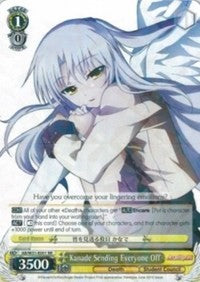 Kanade Sending Everyone Off (AB/W31-E001 RR) [Angel Beats! Re:Edit] | Cracking-Singles