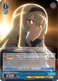 Ready to Challenge the Stage, Claudine Saijo (RSL/S56-E073S SR) [Revue Starlight] | Cracking-Singles