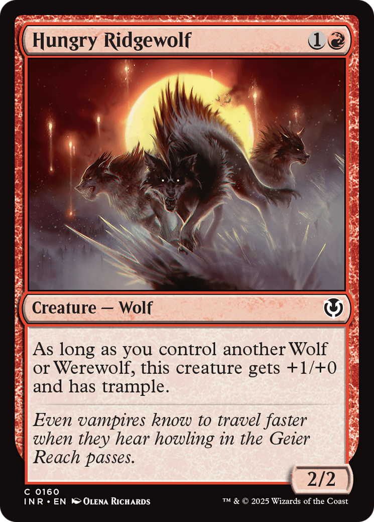 Hungry Ridgewolf [Innistrad Remastered] | Cracking-Singles