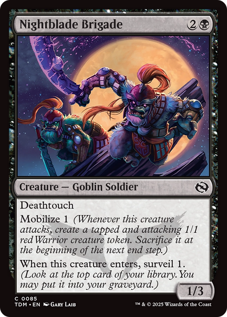 Nightblade Brigade [Tarkir: Dragonstorm] | Cracking-Singles