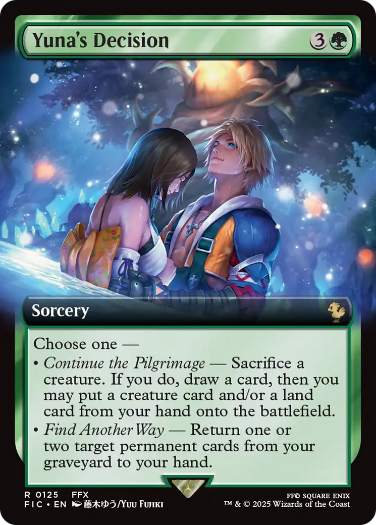 Yuna's Decision (Extended Art) [FINAL FANTASY Commander] | Cracking-Singles