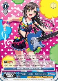 "Poppin'Colors!" Tae Hanazono (BD/EN-W03-094S SR) [BanG Dream! Girls Band Party! MULTI LIVE] | Cracking-Singles