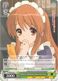 Mikuru Wishing Upon the Stars (SY/WE09-E05) [The Melancholy of Haruhi Suzumiya Extra Booster] | Cracking-Singles