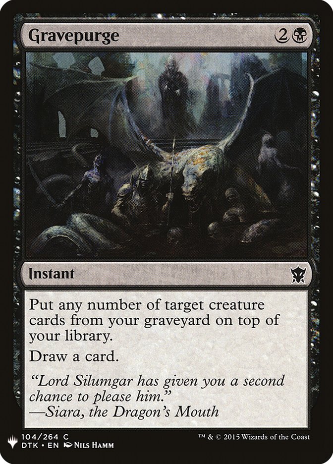 Gravepurge [Mystery Booster] | Cracking-Singles