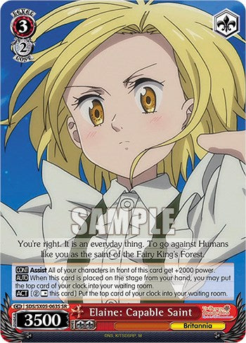 Elaine: Capable Saint (SR) [The Seven Deadly Sins: Revival of The Commandments] | Cracking-Singles