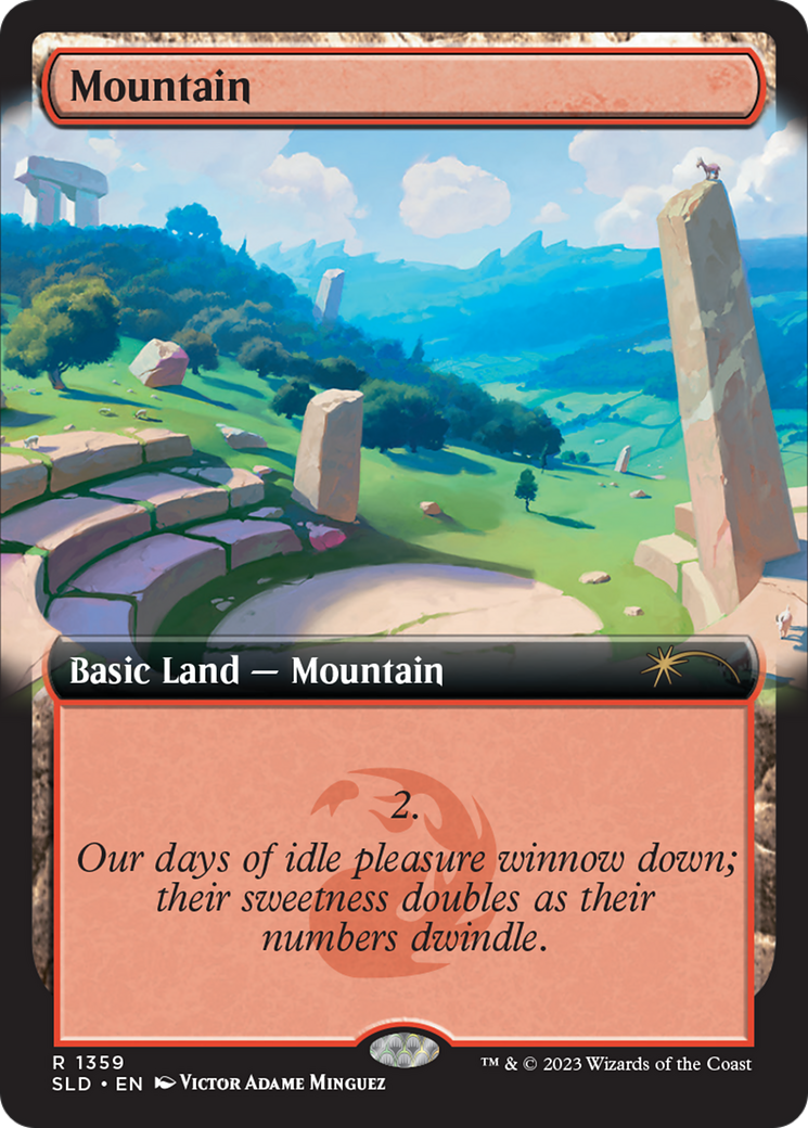 Mountain (1359) [Secret Lair Drop Series] | Cracking-Singles