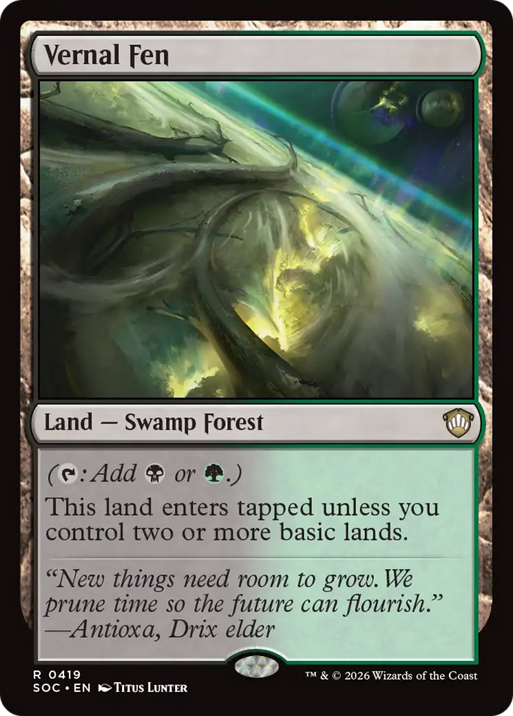 Vernal Fen [Secrets of Strixhaven Commander] | Cracking-Singles
