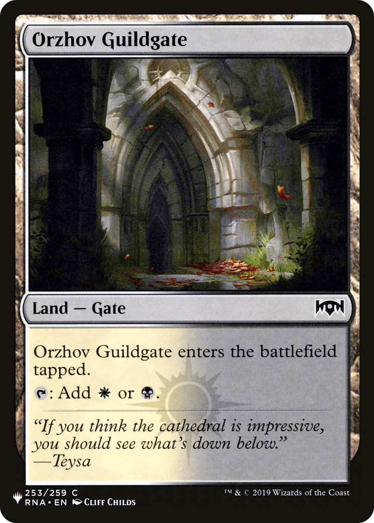Orzhov Guildgate (253) [The List] | Cracking-Singles
