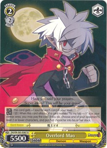 Overlord Mao (DG/EN-S03-E007 R) [Disgaea] | Cracking-Singles