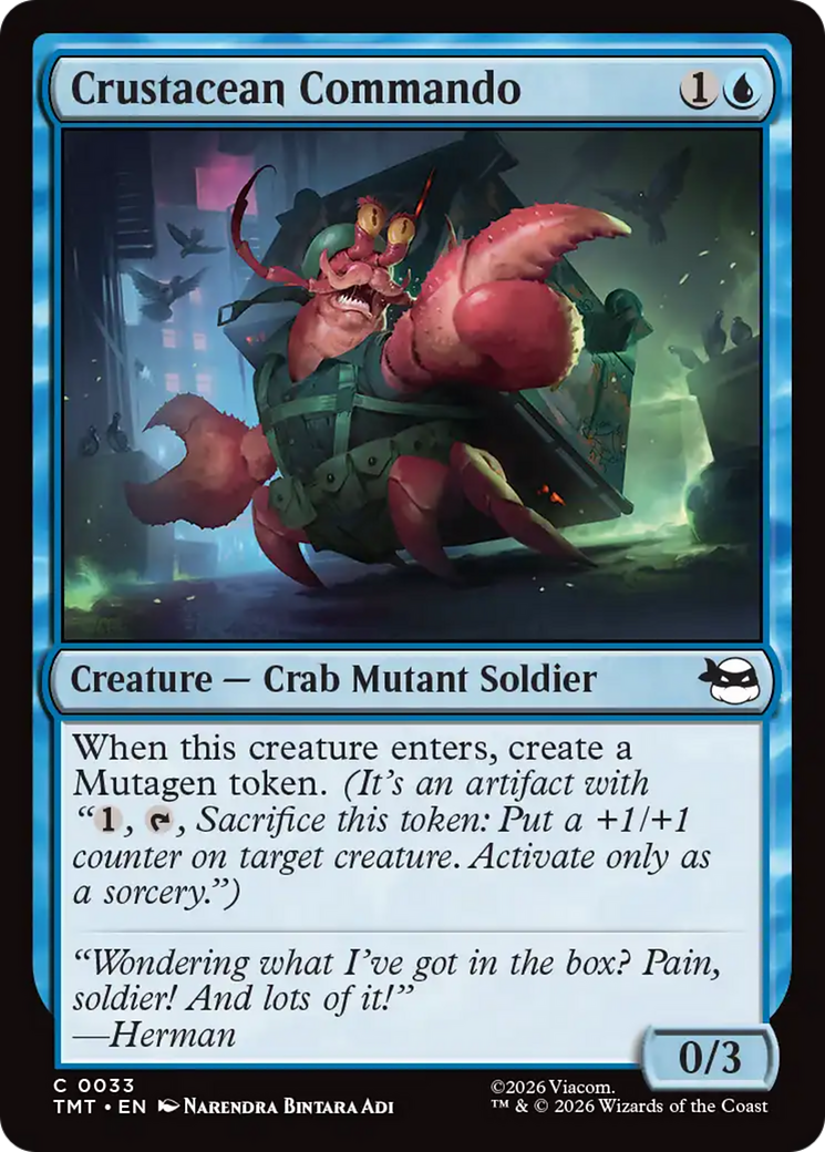 Crustacean Commando [Teenage Mutant Ninja Turtles] | Cracking-Singles