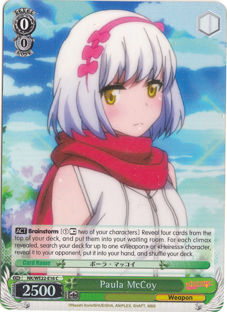 Paula McCoy (NK/WE22-E16) (Parallel Foil) [NISEKOI Extra Booster] | Cracking-Singles