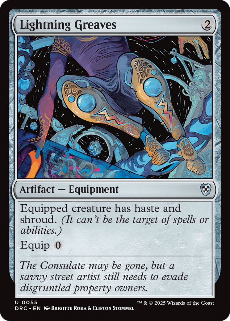 Lightning Greaves [Aetherdrift Commander] | Cracking-Singles