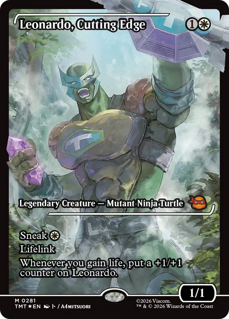 Leonardo, Cutting Edge (Showcase) [Teenage Mutant Ninja Turtles] | Cracking-Singles