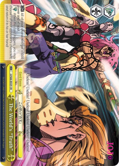 The World's "Truth" (JJ/S66-E025 CR) [JoJo's Bizarre Adventure: Golden Wind] | Cracking-Singles