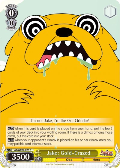 Jake: Gold-Crazed (AT/WX02-025 C) [Adventure Time] | Cracking-Singles
