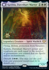 Katilda, Dawnhart Martyr // Katilda's Rising Dawn [Innistrad: Crimson Vow Prerelease Promos] | Cracking-Singles