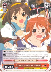 Usual Haruhi & Mikuru (SY/W08-E101 TD) [The Melancholy of Haruhi Suzumiya] | Cracking-Singles