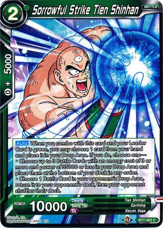 Sorrowful Strike Tien Shinhan (BT7-063) [Assault of the Saiyans] | Cracking-Singles