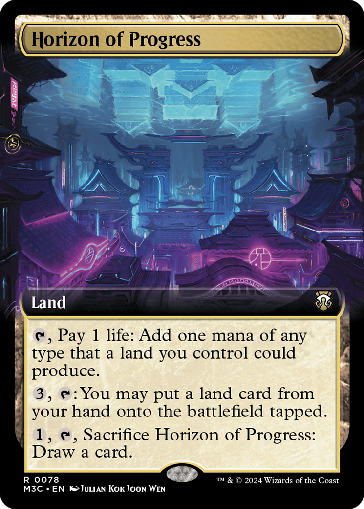 Horizon of Progress (Extended Art) [Modern Horizons 3 Commander] | Cracking-Singles