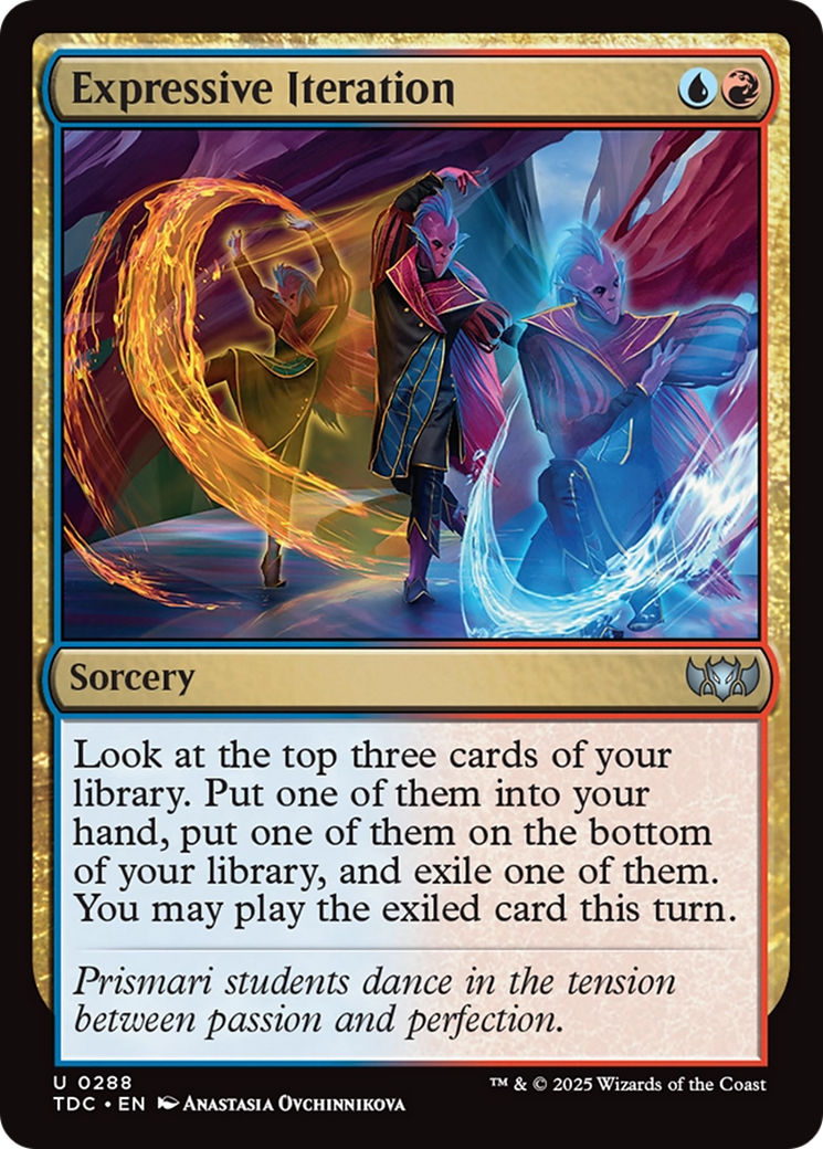 Expressive Iteration [Tarkir: Dragonstorm Commander] | Cracking-Singles