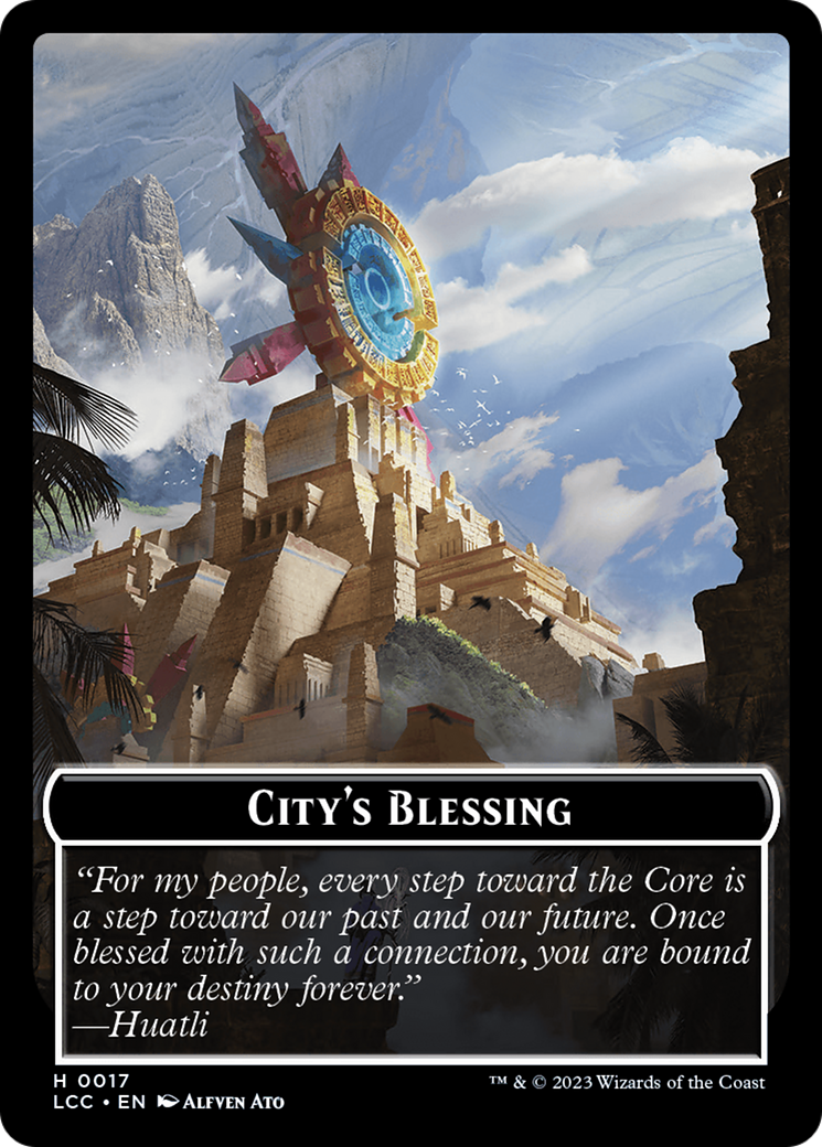 Tiny // City's Blessing Double-Sided Token [Secret Lair Drop Series] | Cracking-Singles
