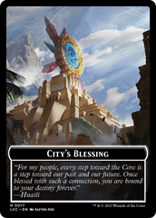 Tiny // City's Blessing Double-Sided Token [Secret Lair Drop Series] | Cracking-Singles
