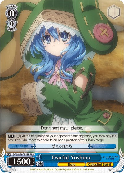 Fearful Yoshino (DAL/W79-TE13R RRR) [Date A Live] | Cracking-Singles