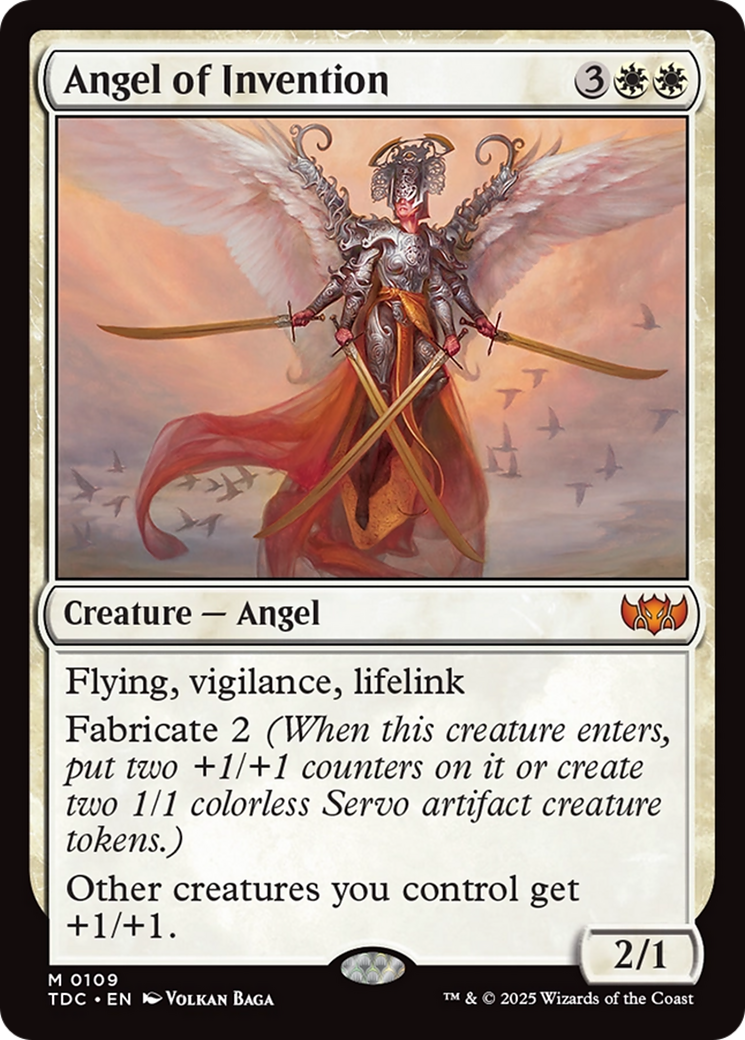 Angel of Invention [Tarkir: Dragonstorm Commander] | Cracking-Singles