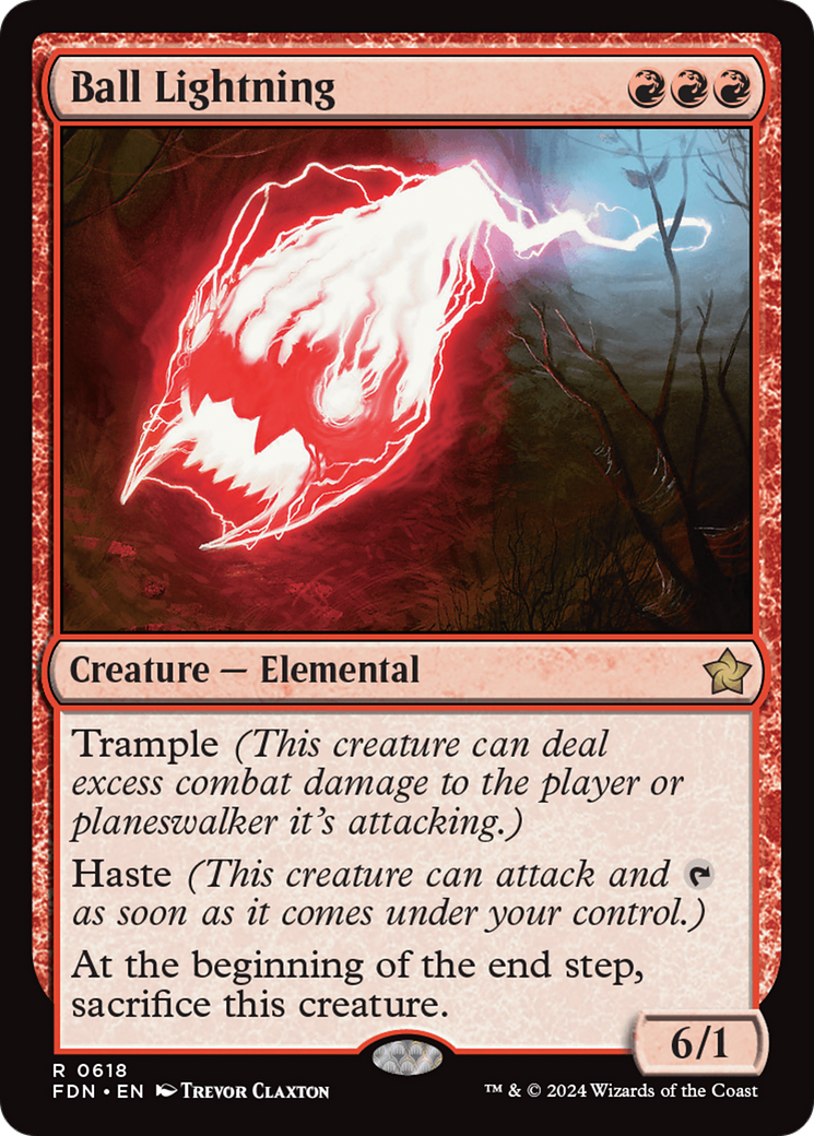 Ball Lightning [Foundations] | Cracking-Singles