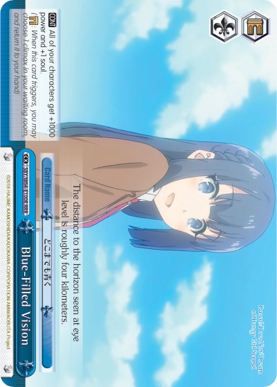 Blue-Filled Vision (SBY/W64-E100R RRR) [Rascal Does Not Dream of Bunny Girl Senpai] | Cracking-Singles