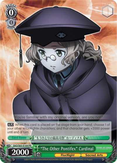 "The Other Pontifex" Cardinal (SAO/S65-E104 PR) [Sword Art Online -Alicization-] | Cracking-Singles
