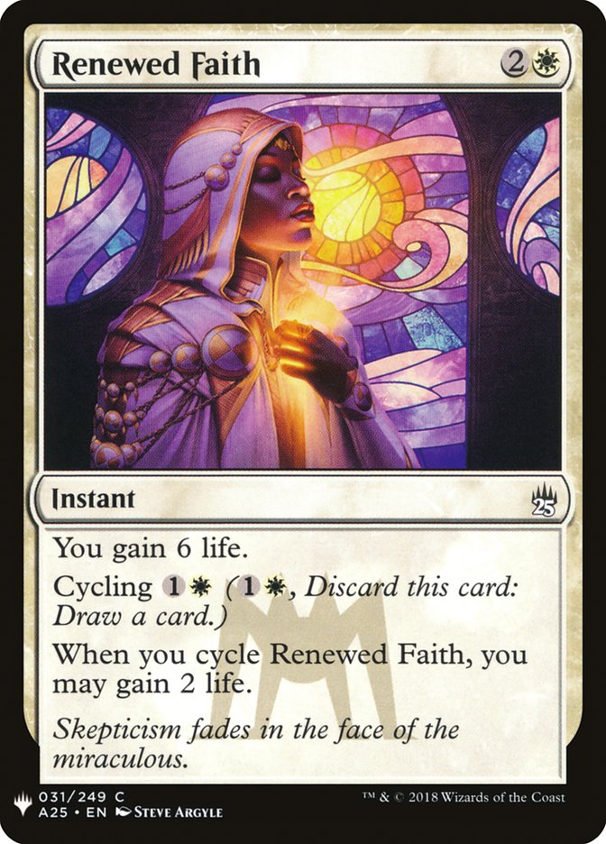 Renewed Faith [Mystery Booster] | Cracking-Singles