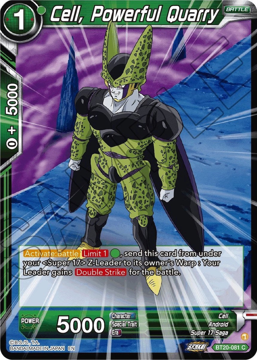 Cell, Powerful Quarry (BT20-081) [Power Absorbed] | Cracking-Singles
