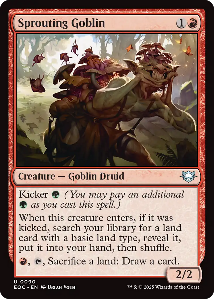 Sprouting Goblin [Edge of Eternities Commander] | Cracking-Singles