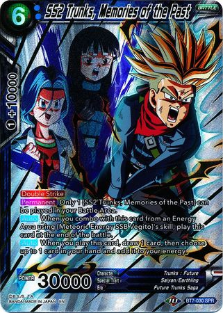 SS2 Trunks, Memories of the Past (SPR) (BT7-030) [Assault of the Saiyans] | Cracking-Singles