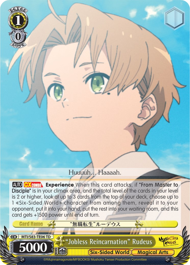 "Jobless Reincarnation" Rudeus (MTI/S83-TE06 TD) [Mushoku Tensei: Jobless Reincarnation] | Cracking-Singles